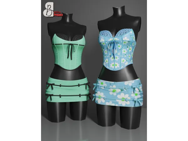 Alpha BillionProject Becky Outfit - The Sims 4 Custom Content