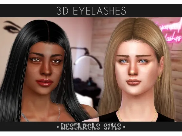 Alpha 3D Eyelashes - The Sims 4 Custom Content