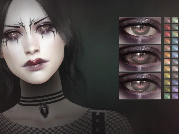 Alpha Nocturne Eyes Set - The Sims 4 Custom Content