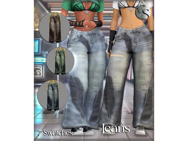Alpha CAMUFLAJE CTRL ALT Y2K Collection - The Sims 4 Custom Content