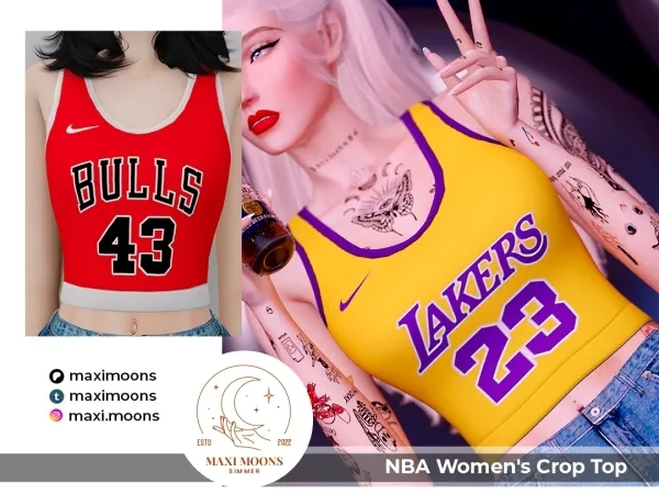NBA Women's Crop Top