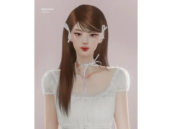 Alpha SIMS4 HAIR N23 soul by seoul - The Sims 4 Custom Content
