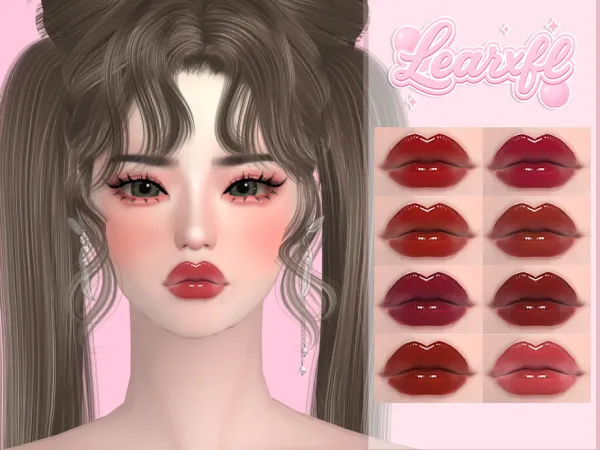 Alpha [Learxfl] Adriene Lipstick by Learxfl - The Sims 4 Custom Content
