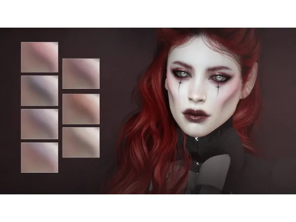 Alpha NOCTURNE BLUSH by Remussirion - The Sims 4 Custom Content