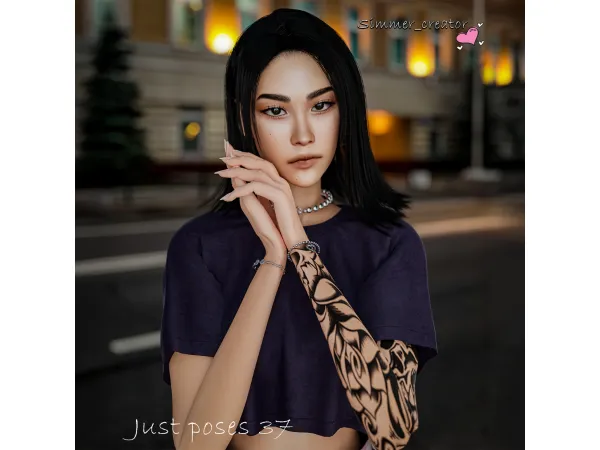 Mix Just poses 37 - The Sims 4 Custom Content