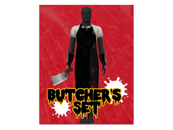 Mix Butcher Costume Set by PAW253 - The Sims 4 Custom Content