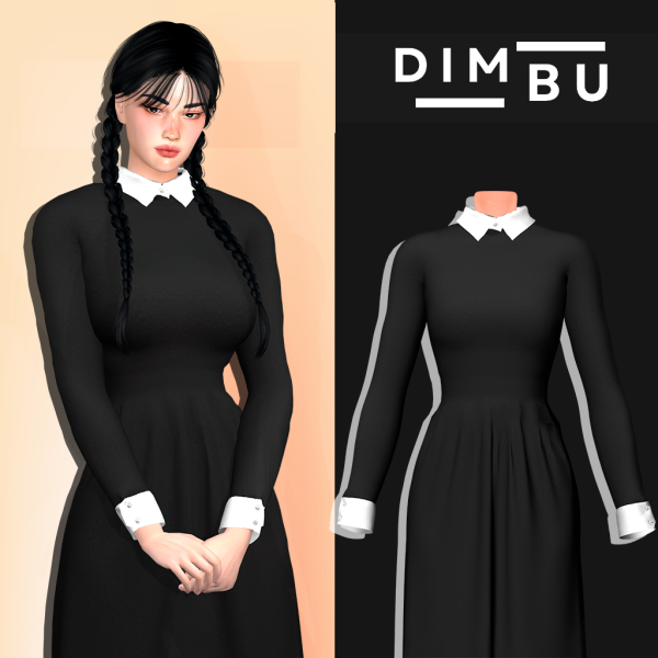 Mix Merlina Set DIMBU - The Sims 4 Custom Content