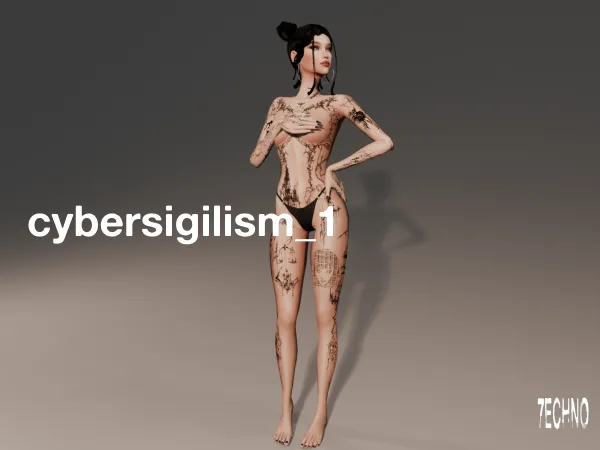 Mix cybersigilism_1 by 7echnosims - The Sims 4 custom content