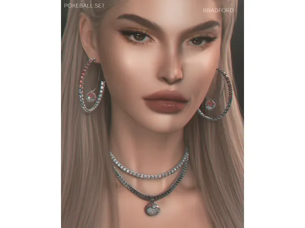 Alpha POKEBALL SET by bradfordsims - The Sims 4 Custom Content