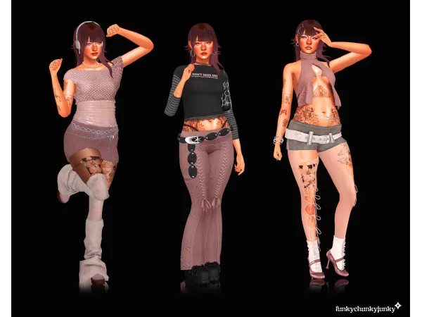 Mix yinuo by funkychunkyjunky - The Sims 4 Custom Content