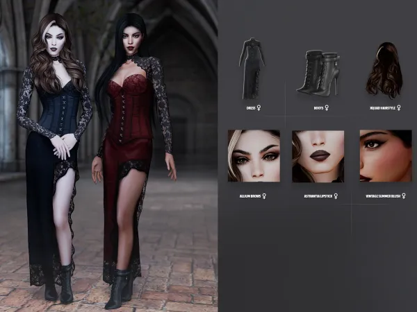 Alpha Bella Lookbook - The Sims 4 Custom Content