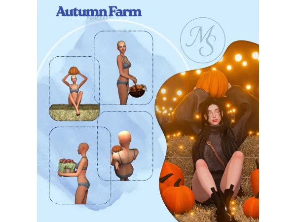 Mix MuiSms Autumn Farm - The Sims 4 Custom Content