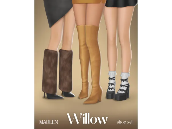 Maxis Match Willow (Shoe Set) by madlen - The Sims 4 Custom Content