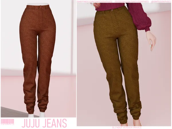 Alpha Juju Jeans - The Sims 4 Custom Content
