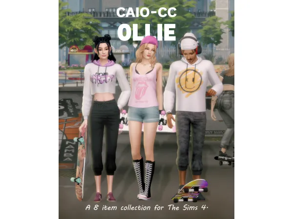 Maxis Match Ollie Collection by caiocc - The Sims 4 Custom Content