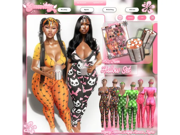 Alpha Halloween Release by gawdlygames - The Sims 4 Custom Content