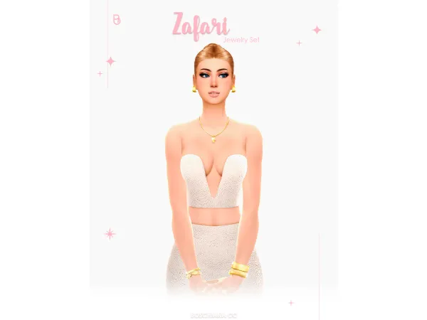 Maxis Match ZAFARI JEWELRY SET by boschianacc - The Sims 4 Custom Content