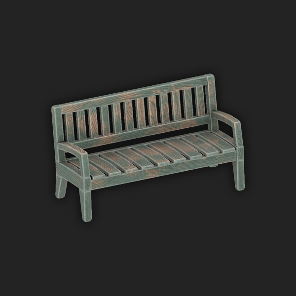 Mix farmey bench by arwenkaboom - The Sims 4 Custom Content