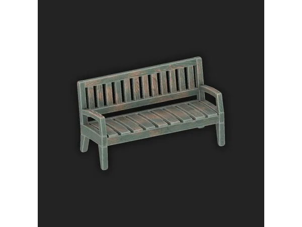 Mix farmey bench - The Sims 4 Custom Content