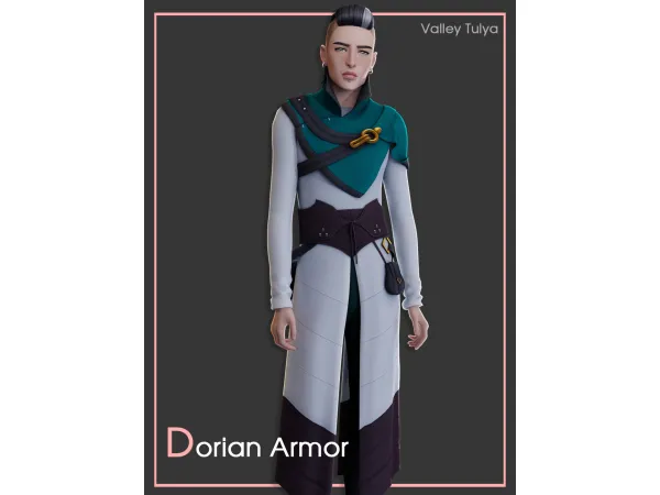 Maxis Match Dorian Armor by HelenaVtulya - The Sims 4 Custom Content