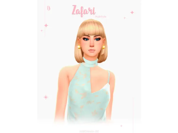 Maxis Match ZAFARI HAIRSTYLE by boschianacc - The Sims 4 Custom Content