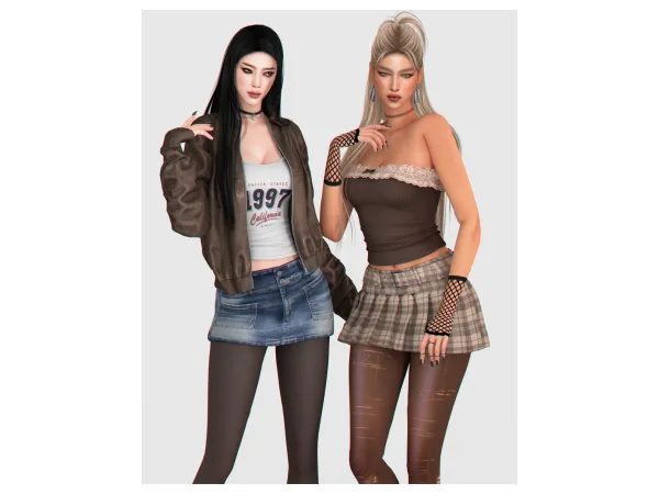 Alpha Midnight Rush Set by backtrackcc - The Sims 4 Custom Content