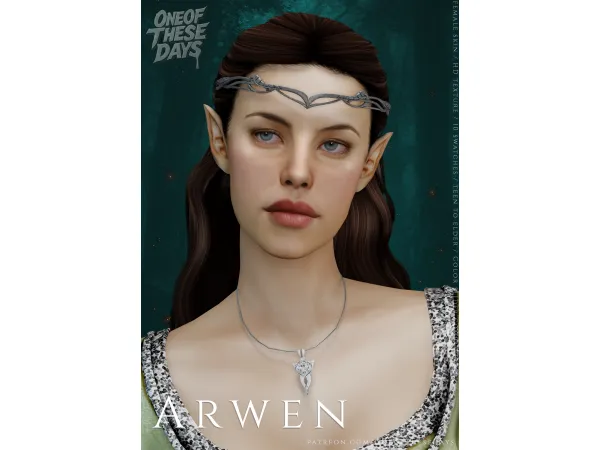 Alpha Arwen SKIN tray files - The Sims 4 Custom Content