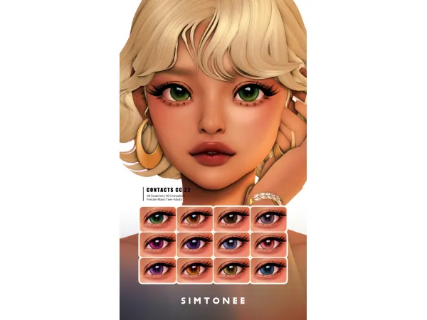 Maxis Match Simtonee Eye Contacts 22 - The Sims 4 Custom Content