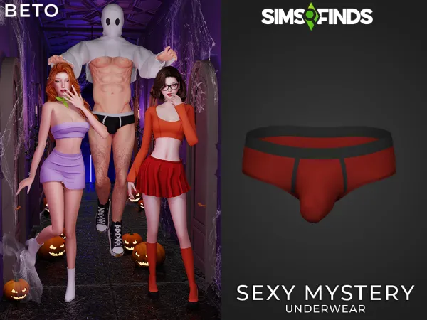 Alpha Ghost (Underwear) - The Sims 4 Custom Content