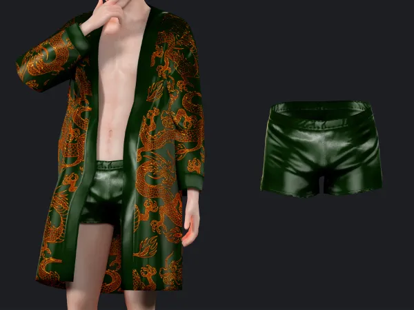 Alpha Creepy Sleepy underwear - The Sims 4 Custom Content