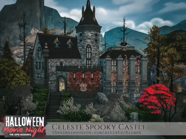 Mix Celeste Spooky Castle No - The Sims 4 Custom Content