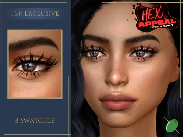 Alpha Sultry Lashes - The Sims 4 Custom Content