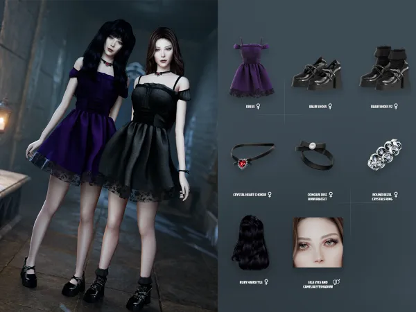 Alpha Blair Lookbook - The Sims 4 Custom Content