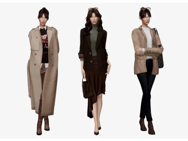 Mix Ralph Lauren Autumn Lookbook by classypixels - The Sims 4 Custom Content
