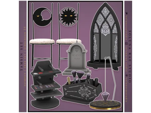 Alpha SolunaRae Tamsin Set Simblreen25 - The Sims 4 Custom Content