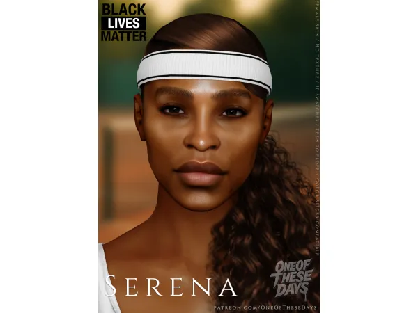 Alpha BLM Collection part 34 Serena SKIN tray files - The Sims 4 Custom Content