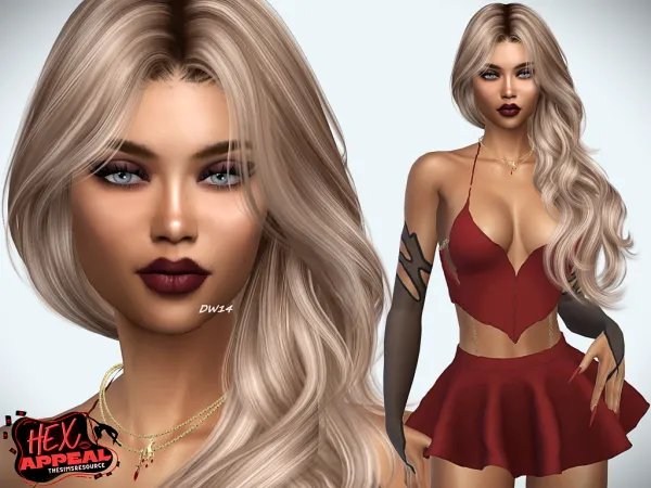 Mix Hex Appeal Meredith Moss - The Sims 4 Custom Content