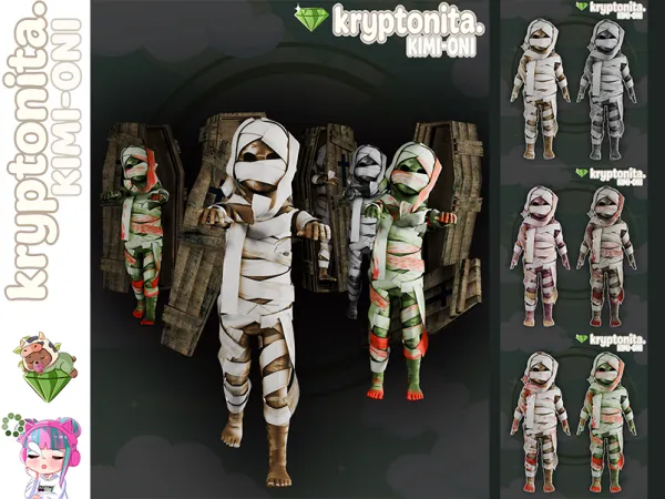 Maxis Match Mumia Toddler - The Sims 4 Custom Content