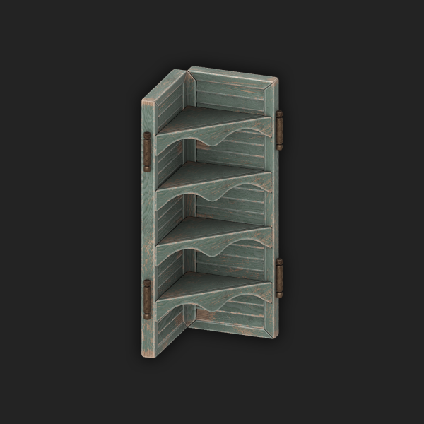 Mix Farmey Blinders Shelf by arwenkaboom - The Sims 4 Custom Content