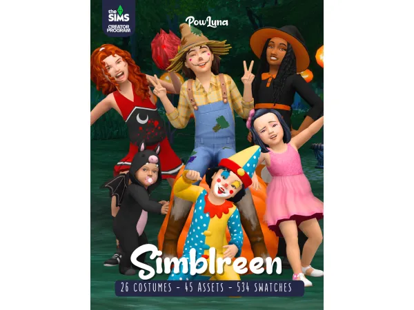 Maxis Match SIMBLREEN MEGA COLLECTION by powluna - The Sims 4 Custom Content