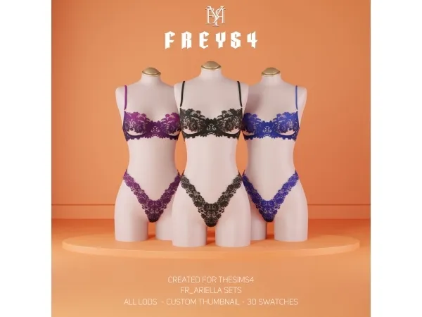 Alpha FR_Ariella Sets - The Sims 4 Custom Content