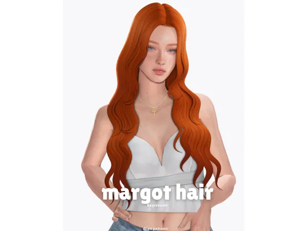 Maxis Match margot hair by kaycreame - The Sims 4 Custom Content