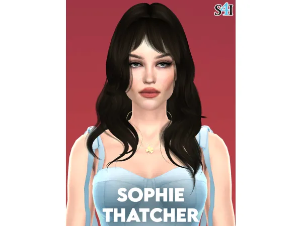 Alpha Sims 4 CAS Sophie Thatcher - The Sims 4 Custom Content