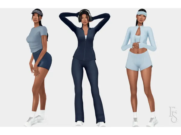 Maxis Match Lululemon Inspired Lookbook by farfallasims - The Sims 4 Custom Content