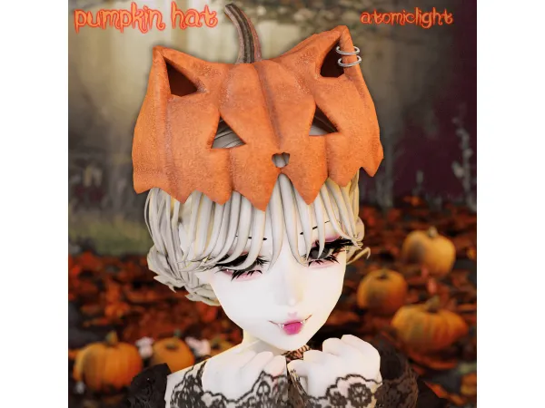 Maxis Match Pumpkin Hat cat by atomiclight - The Sims 4 Custom Content