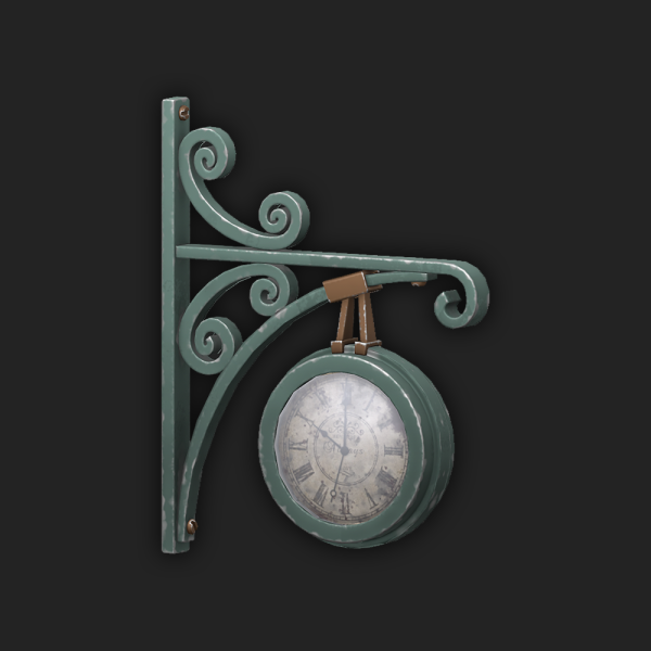 Mix farmey wall clock by arwenkaboom - The Sims 4 Custom Content