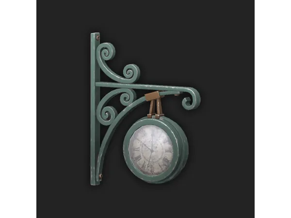 Mix farmey wall clock - The Sims 4 Custom Content