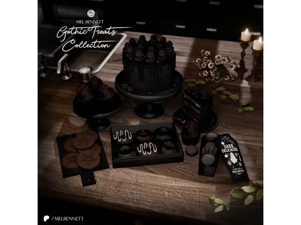 Mix Gothic Treats Collection - The Sims 4 Custom Content