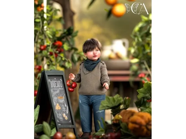 Mix [CA25] Little Roots Posepack - The Sims 4 Custom Content