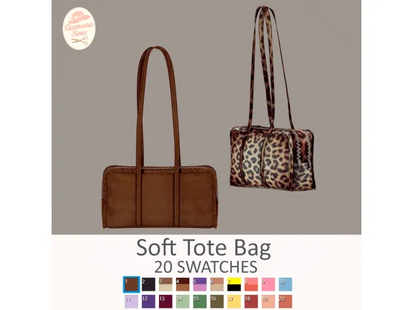 Maxis Match Soft Tote Bag by Guemara - The Sims 4 Custom Content